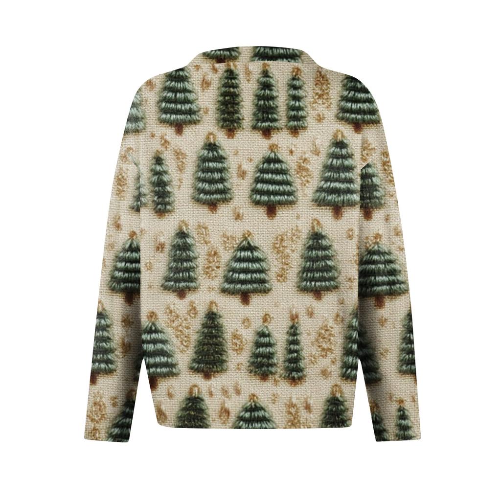 Pull de Noël pour femmes Pull de Noël mignon et amusant Automne et hiver Manches longues Pull tricoté