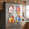 Cartoon Stuffed Animal Fridge Magnet Cute Zodiac Pony Refrigerator Stickers  Home Decoration