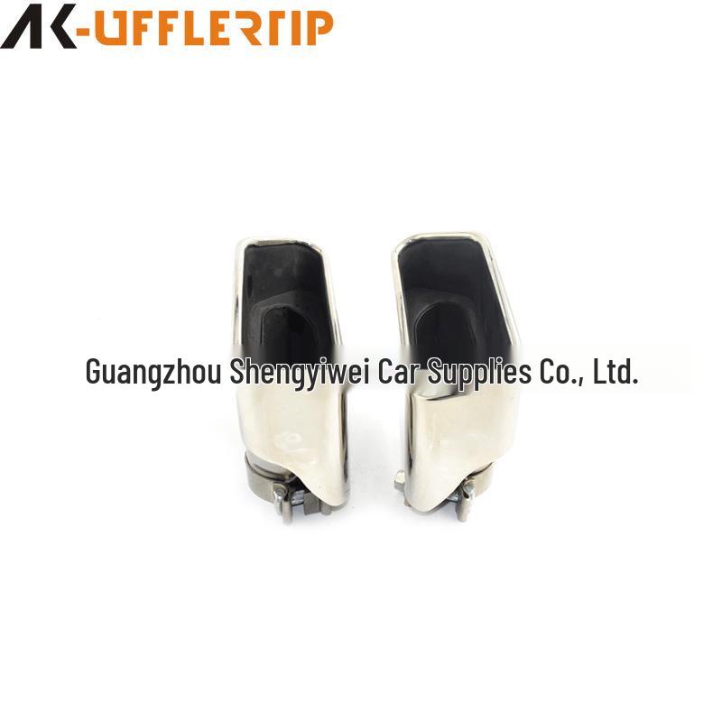 BMW 5 Series Modified Exhaust Pipe: Square Tailpipe for 535 GT550 640 - Double-Sided Original