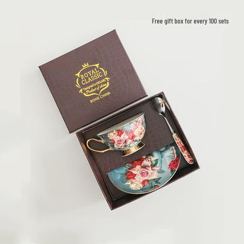 Set Cană de Cafea Ceramică și Farfurie de Lux Ușor