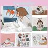 Beautiful Cartoon Wall Tapestry Adds Life To Any Room And Comes With Crochet Nails