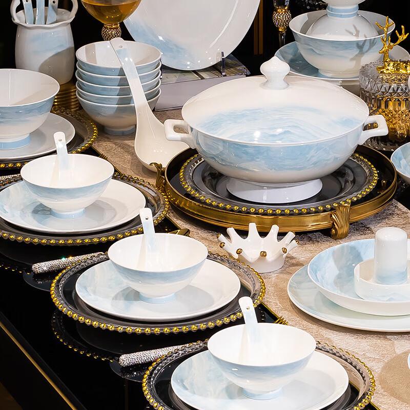 Jingdezhen Ceramic Nordic Style Oval Fish Plate