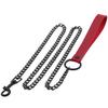 DIEZI Vintage Goth Red PU Leather Choker Necklace Designed for Women Harajuku Gothic Black Chain Collar Statement Necklace Men Jewelry