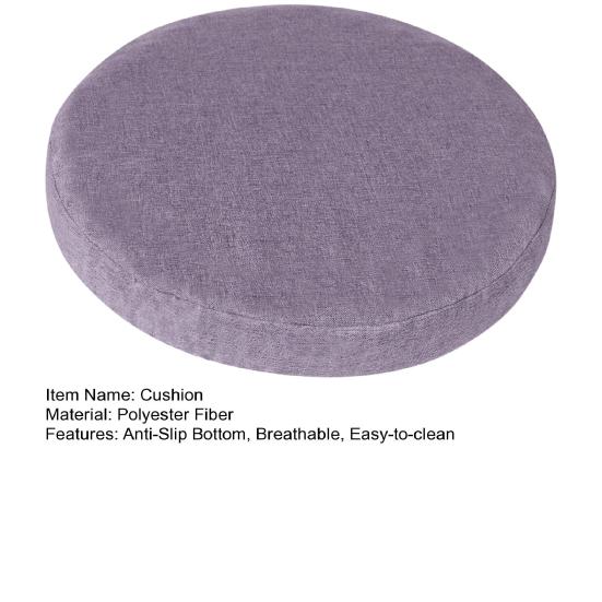 Round Chair Cushion Wavy Sponge Core Cushion with Removable Washable