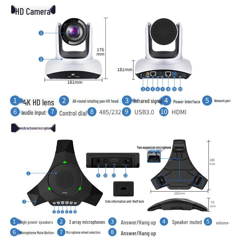 

4K HD Video Conferencing System (CN version)