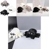 Adorable Plush Spider Toy With Realistic Features In Black White Colorful Design