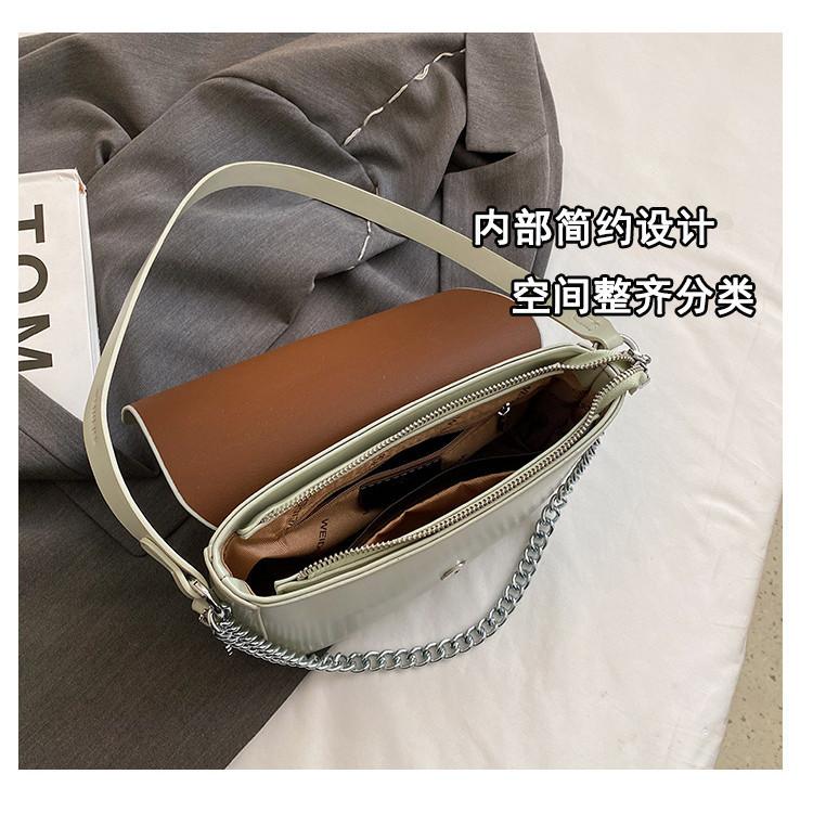 IELGY Женская розовая французская нишевая маленькая квадратная сумка — фото 7