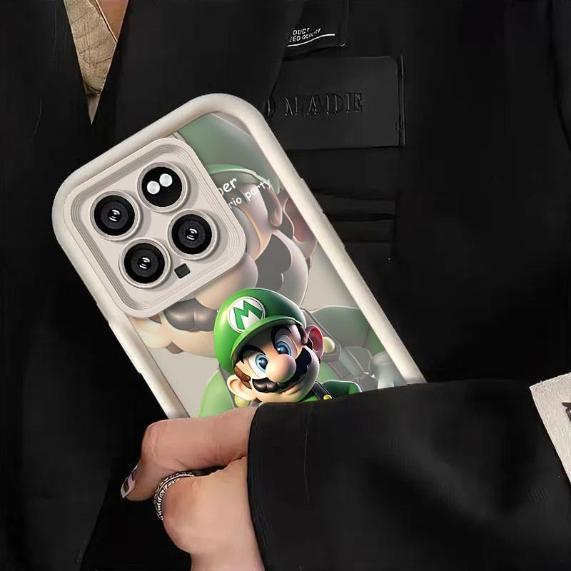 Super M-Marios Bros Case for Xiaomi Mi 14 13 13T 12 12T 11 11T Pro Lite 12X 12S POCO F6 F5 X5 X3 NFC Soft Silicone Cover Funda