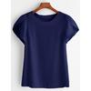 Summer Women Lotus Short Sleeve Blouse Tops Ladies Loose T Shirt Casual Top Tee