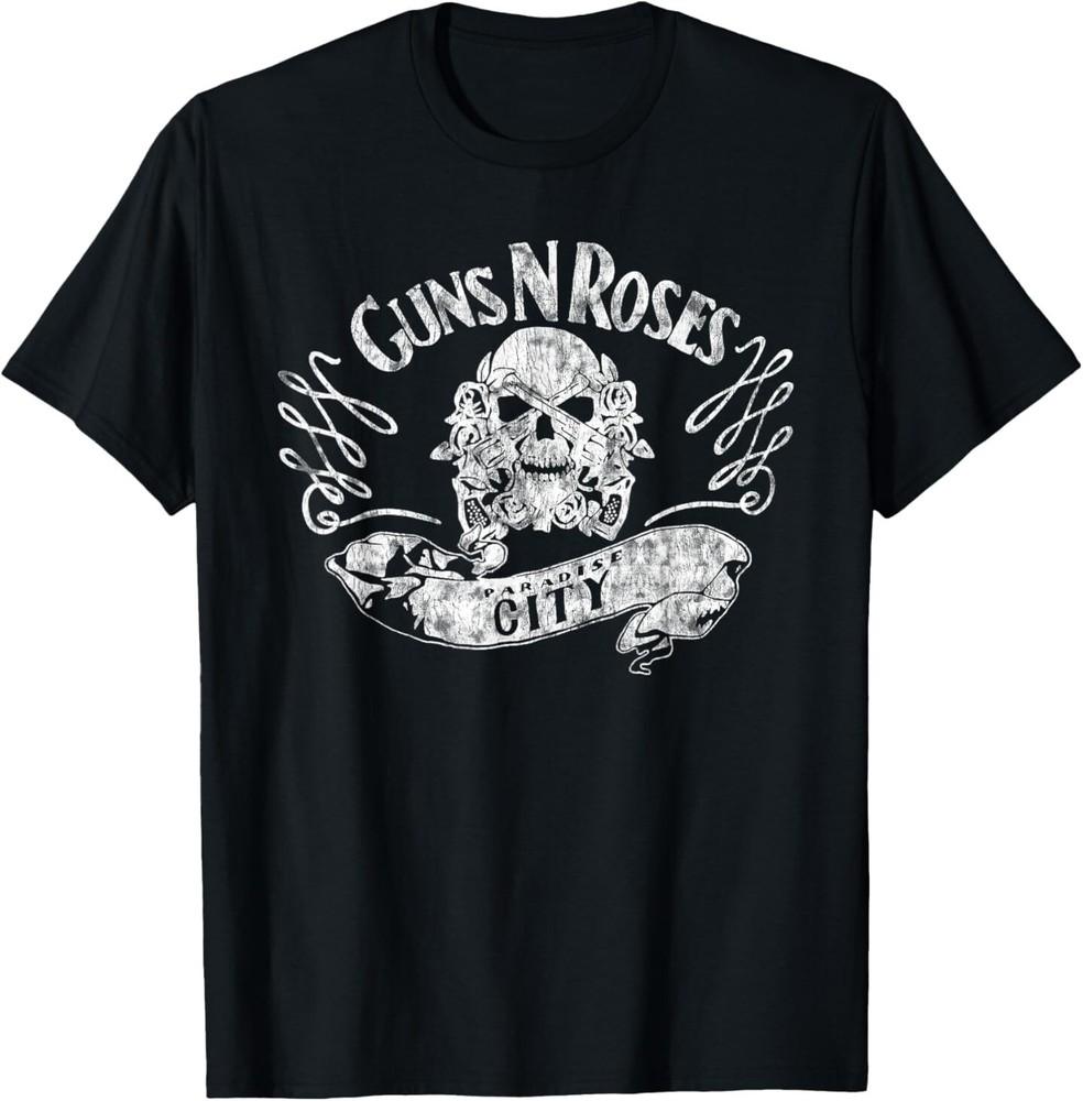 

Official Guns N Roses Paradise City Scroll T-Shirt M