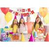 Red White Birthday Banner Happy Birthday Party Decorations