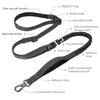 Haustierprodukte Reflektierende Nachtlauf-Hundeleine Multifunktionale Hüftleine Crossbody-Gehhundeleine Autosicherungsseil