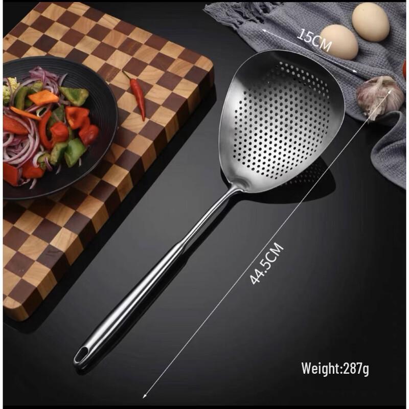 OIMG Stainless Steel Serving Spoon with Ceramic Gourd Handle
