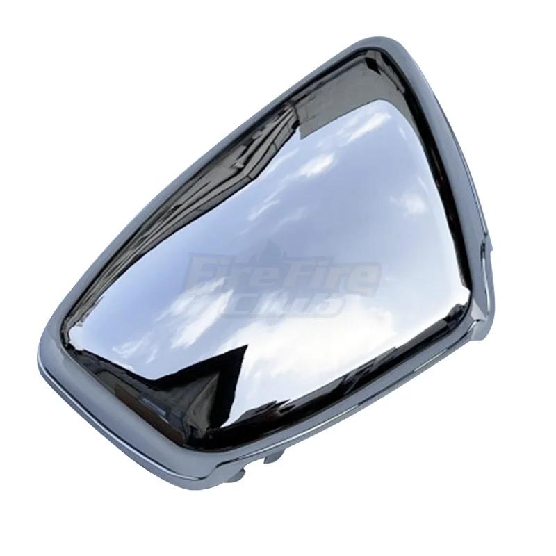 Motorcycle Chrome Black Battery Side Fairing Cover ABS Guard Protector Covers For Yamaha XV700 750 1000 1100 Virago 1984-Up