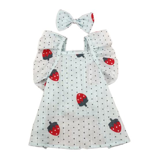 

Платье для собак Очень мягкое, дышащее, с изысканным узором, моющееся платье без рукавов, хлопковое платье для собаки с цветочным принтом и головной убор с бантом, товары для домашних животных S светло-синий