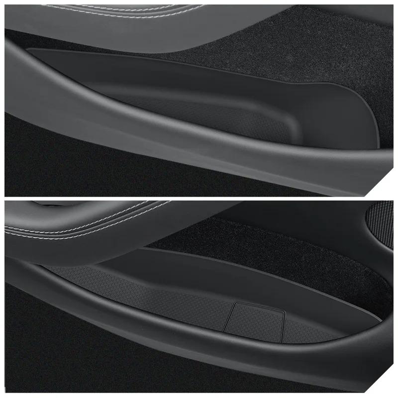For Tesla Model Y/YL Juniper 2025 2026 Door Slot Storage Box Organizer Door Side Waterproof Umbrella Box Interior Accessories