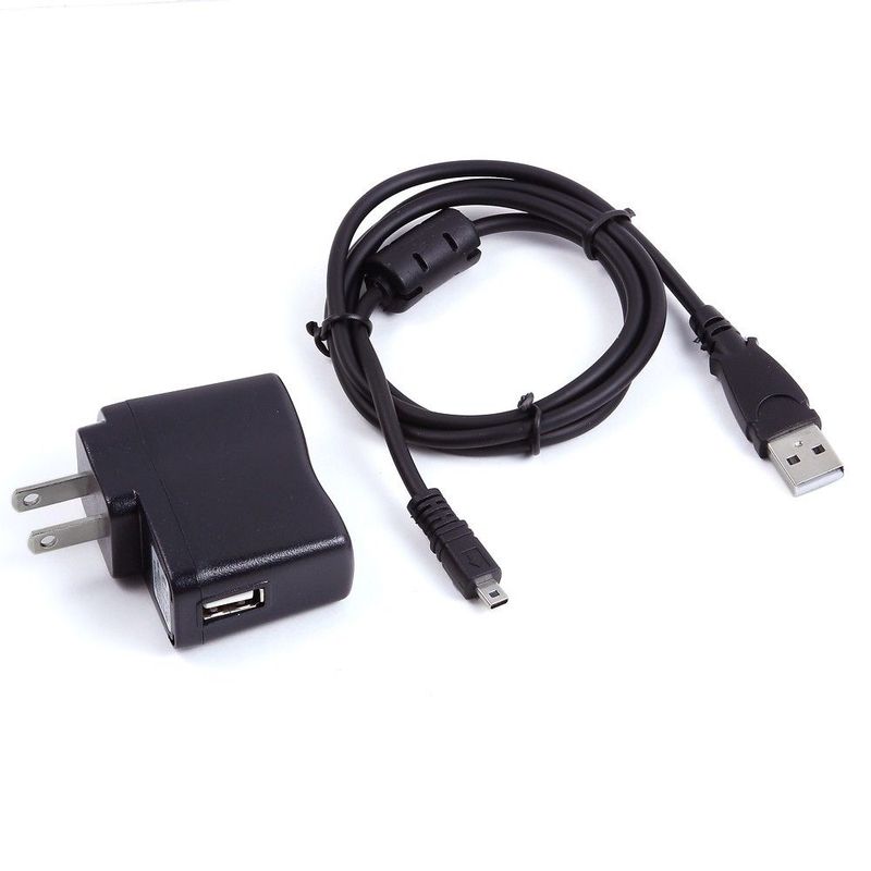 

USB AC/DC Power Adapter Battery Charger Cord For Sony Cybershot DSC-W730 DSC-TF1 US