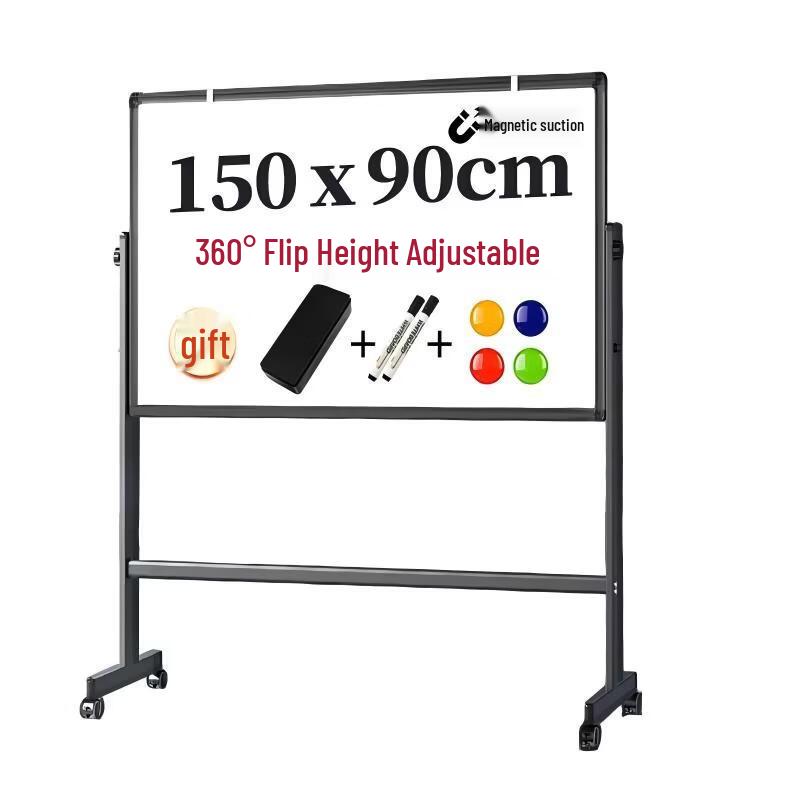 Deli H-Type Movable Whiteboard - 90x150cm
