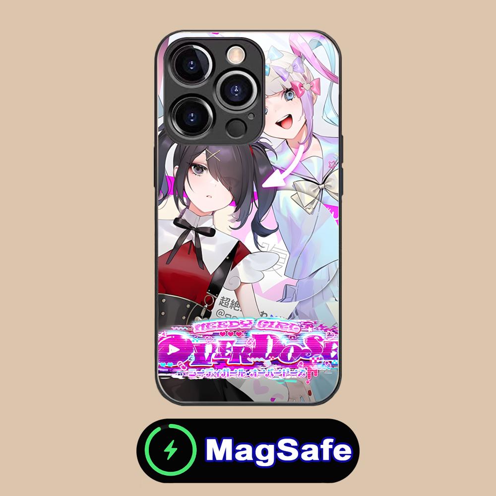 Needy Girl Overdose Phone Case for iPhone 16 15 14 13 12 11 Pro Max Plus Mini MagSafe Glass Colour Printing Smartphone Cover