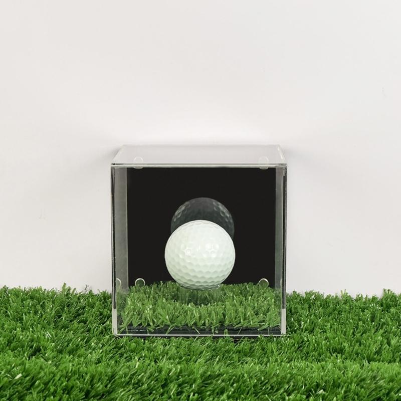 Custodia Trasparente per Palline da Golf con Coperchio Sigillato Contenitore per Conservazione Palline da Golf Firmate Scatola Antipolvere per Conservazione Palline da Golf