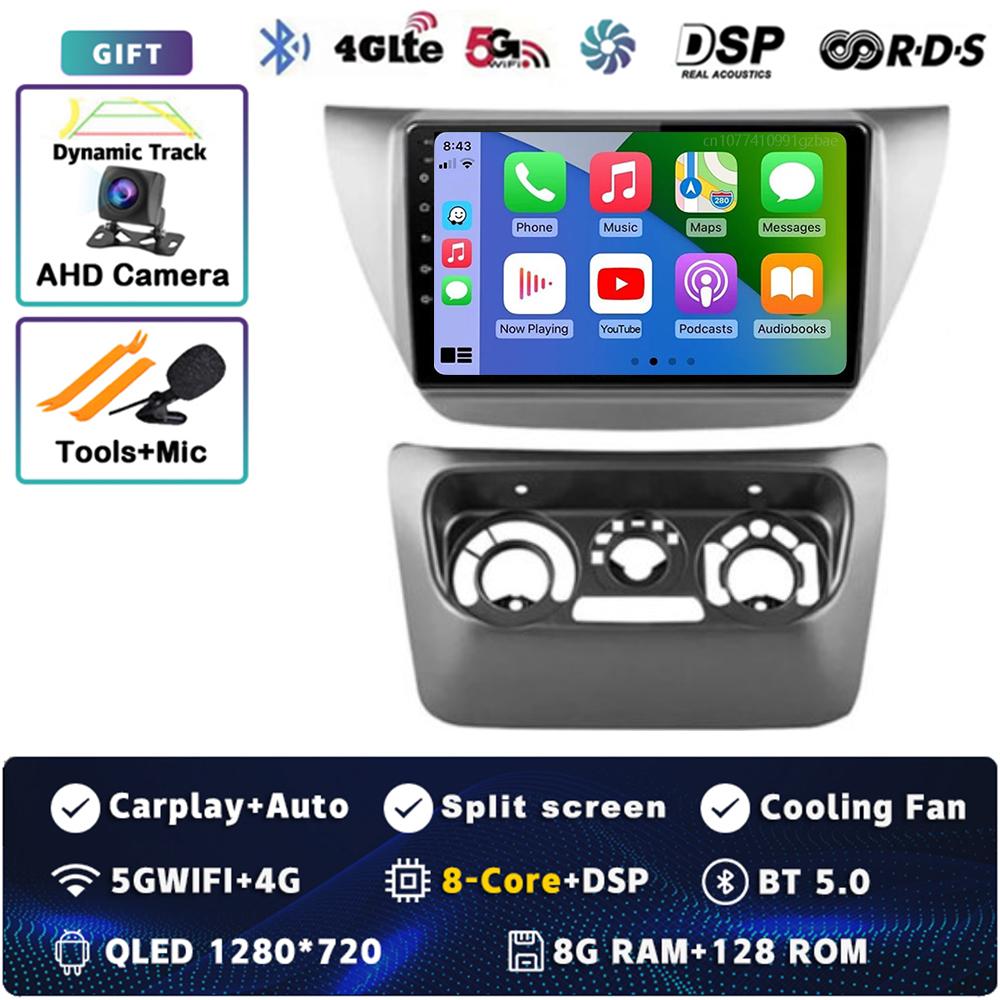 Android 14 Carplay Car Radio For Mitsubishi Lancer 9 CS 2000 - 2010 Multimedia Video Player Navigation GPS Stereo 2Din Head Unit