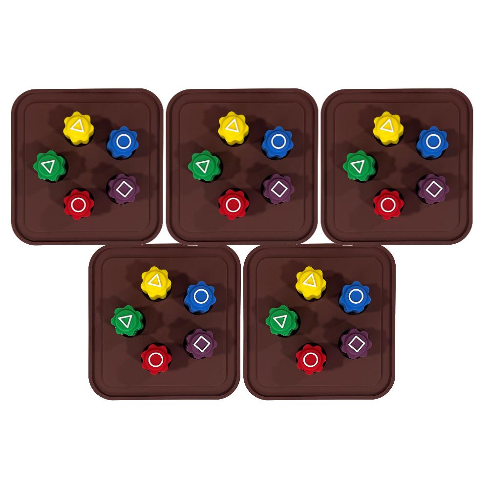 5/25 Set Zaruri Gonggi Pietre Jack Pietricele Antrenament Coordonare Mână-Ochi Jocuri Tradiționale Coreene Prinderea Pietrelor Joc de Societate