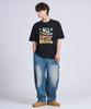 Osillos C81 Color Doodling Oversized Short Sleeve T-Shirt_Black