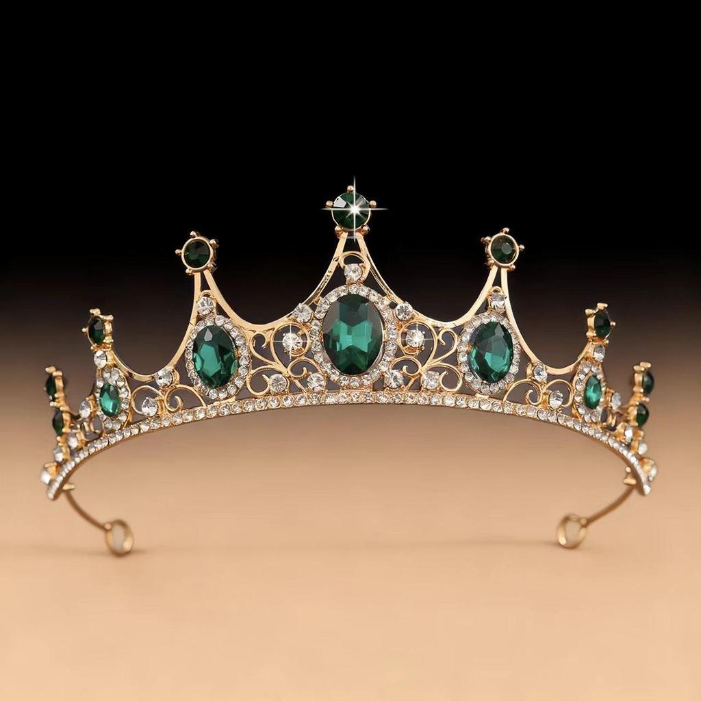 Princess Rhinestone Crown Hair Accessories for Girls - Wedding, Birthday, Performance Headdress, Crystal Headband