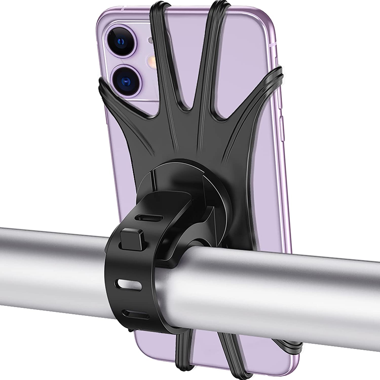 Custom Mobile Holder for Bike Firmly Waterproof 360 Rotation Adjustable Bicycle Phone Holder Bike Phone Holder Silicone