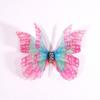 50 ks 3D organzové látkové motýlí aplikace Barevné nášivky na oblečení Šití Svatební doplňky do vlasů