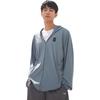 Anta Training Series Solid Color Zip-Up Hooded Breathable Sports UV Protection Jacket Men Jacket Sky-Blue 952427704-3