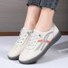Genuine Leather White Shoes for Women's Spring New Sports Shoes Casual Versatile Jelly Soft Sole Korean Single Shoes
