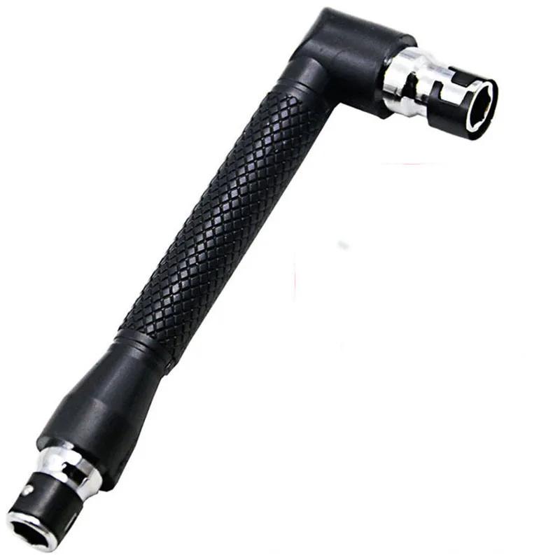 L-Shaped Double Head Screwdriver Utility Mini Socket Wrench 1/4" 6.35mm Screwdriver Bits Key Tool And Screwdriver Bit Drill Set