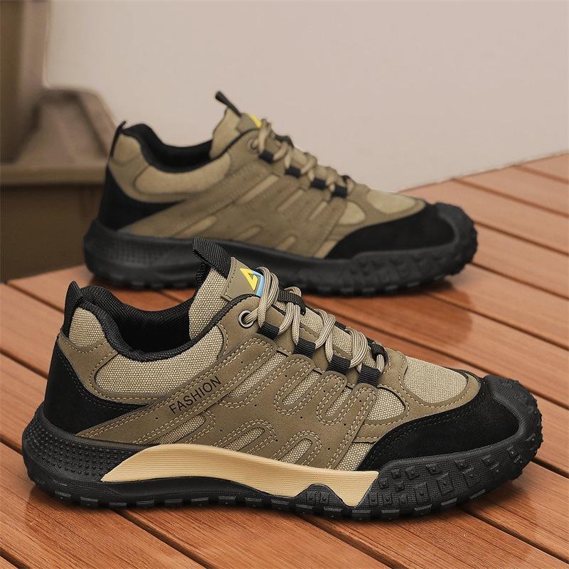 

Men s shoes 2025 autumn fashion low-top non-slip and wear-resistant thick-soled tooling shoes casual work labor insurance shoes sports trendy shoes 41