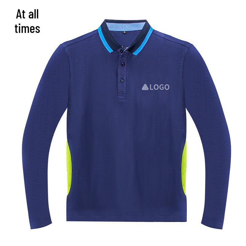 ZS-SLSR03 Unisex Long Sleeve Polo T-Shirt 4XL