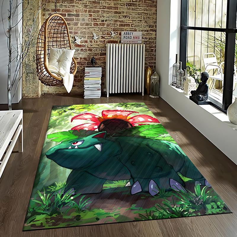 Next Day Shipping Pokemon Charizard Pattern Rug Carpet for Living Room Bathroom Mat Creative Doormat Rug for Bedroom Home Decor
