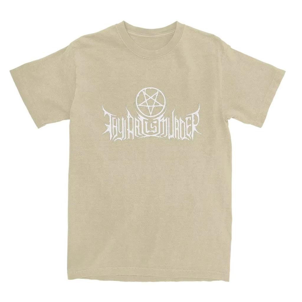 Humor Thy Art Is Murder Logo T-Shirts Men Women's O Neck Cotton Vintage Deathcore Band Short Sleeve Tees Birthday Gift Clothing