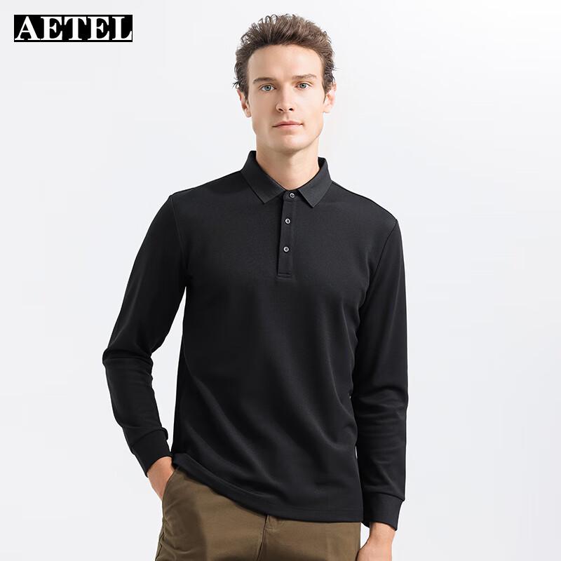 AETEL Unisex Long Sleeve Antibacterial Polo Shirt