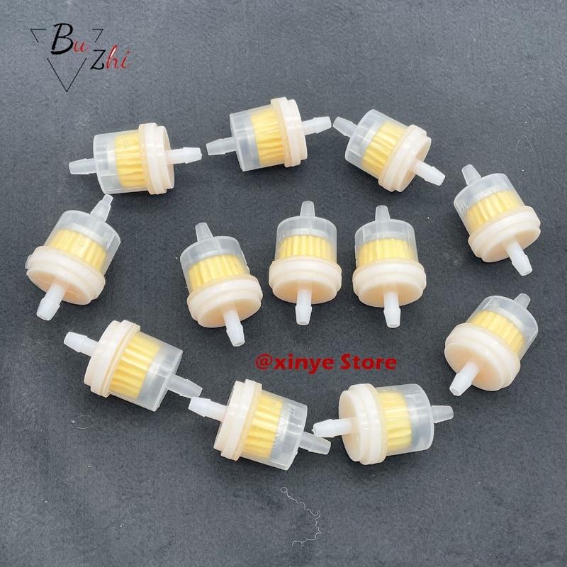 12pcs Universal Gas Fuel Oil Filter For Scooter Motorcycle Moped Scooter Dirt Bike ATV Fuel Filter