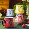 Pastoral Secret Cup Household Ceramic Mug Water Cup Office Couple Cup Coffee Cup Breakfast Cup Tea Cup