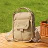 Women's Nylon Handbag Solid Color Mobile Phone Bag Multi-functional Shoulder Crossbody Bag