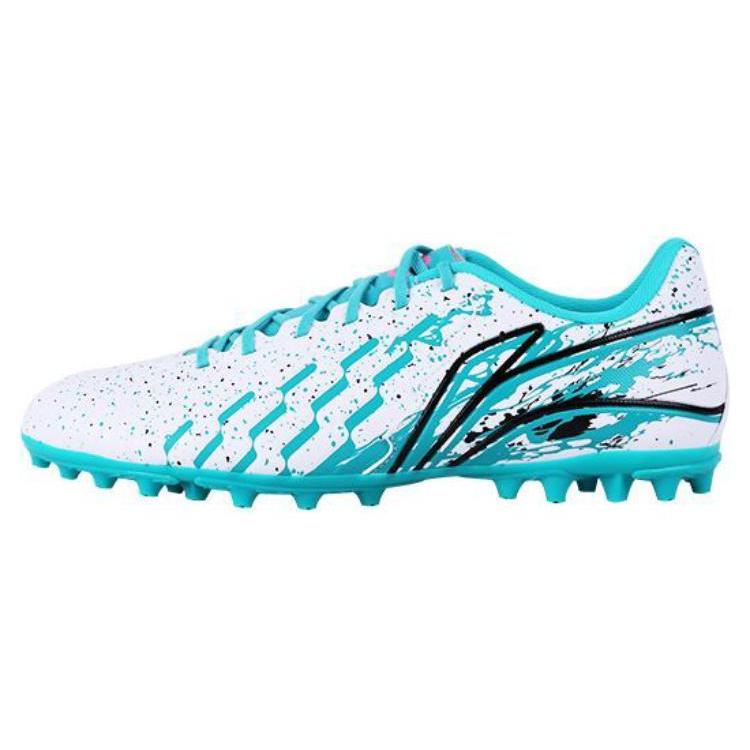 New LINING Jin Soccer Shoes Men's Low top Blue YSFU005-18