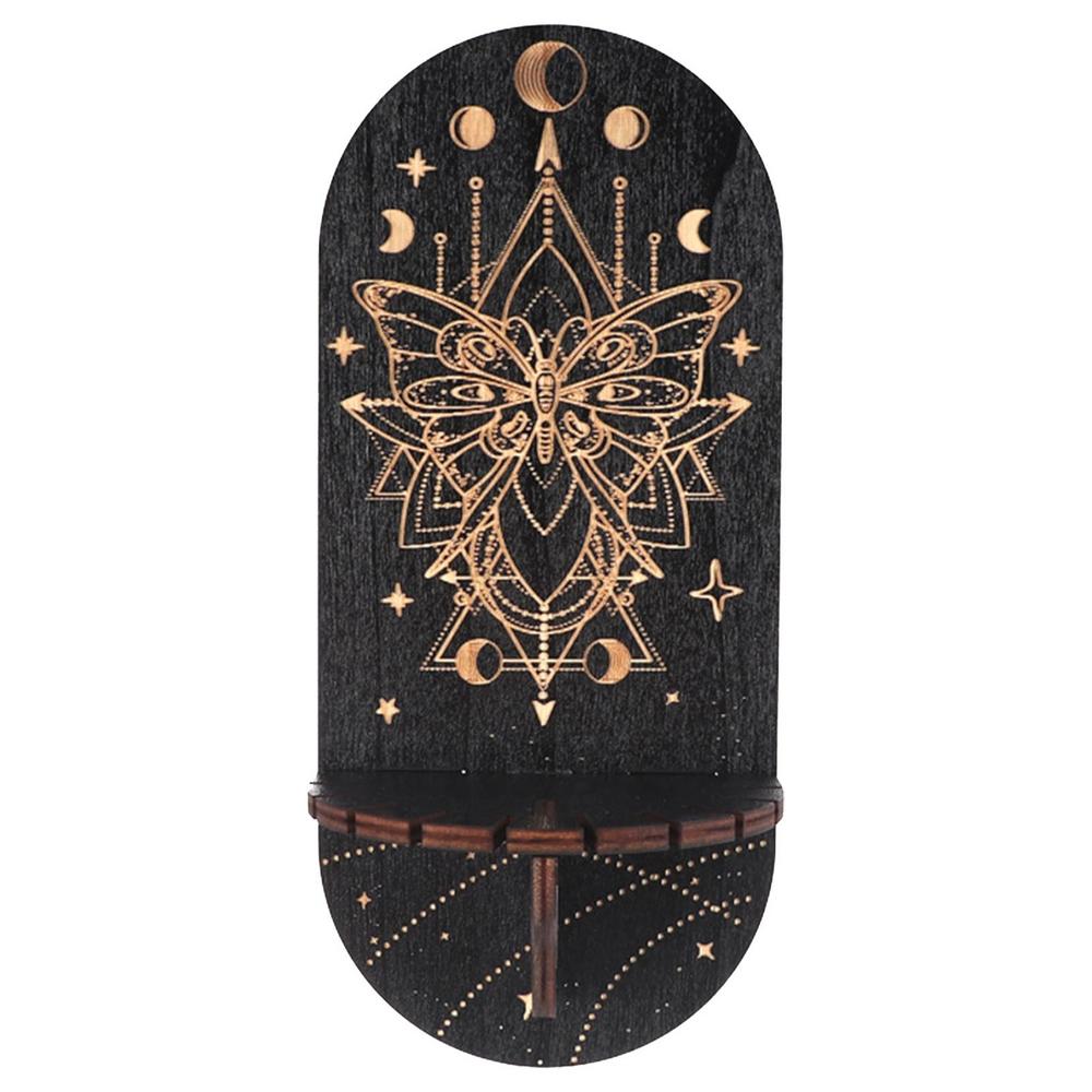 Kryształowa półka ekspozycyjna Boho Półka ręczna Kamienie Duchowy wystrój do sypialni, salonu, jadalni i ściany recepcji