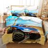 3D Print Anime Monster Jam Beding Set 3D Printed Suitable for Bedrom Soft Duvet Cover Set With Pilowcases Children Kids Home Textile