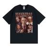 Koszulka w stylu vintage Hannibal Lecter Mads Mikkelsen Męska Damska Modna Casualowa Oversize Koszulki Letnie 100% Bawełna Koszulka