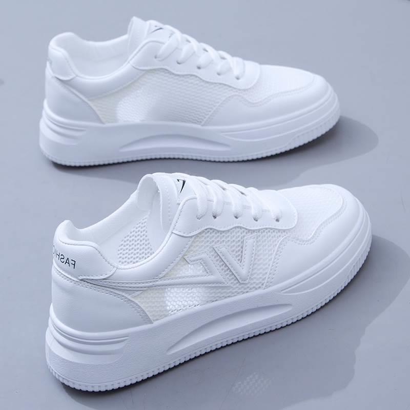 Pantofi sport de vară noi, pantofi albi, pantofi sport pentru femei, pantofi sport subțiri din plasă, respirabili, pantofi de primăvară și toamnă, pantofi de plajă individuali
