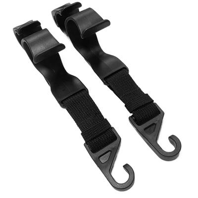 2Pcs Car Back Seat Hook Multifunctional Rear Headrest Hook Holder Adjustable Umbrella Trunk Mount Auto Interior Accessories
