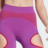 adidas X Rui Zhou Kollaboration FW23 Hollow Design Enge Sporthose Damen Hose Leuchtend-Lila IB1266