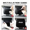 Car Headrest Pillow Cover Wear-Resistant Auto Accessories For Jeep Cherokee Wrangler JK Gladiator Compass Renegade Patriot AJW1