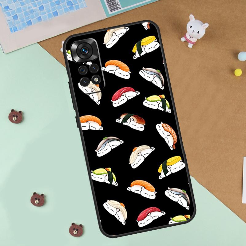Essen Sushi Hülle Für Xiaomi Redmi Note 13 12 11 9 10 14 Pro 10S 11S 12S Hülle Für Redmi 13C 10C 12C 14C